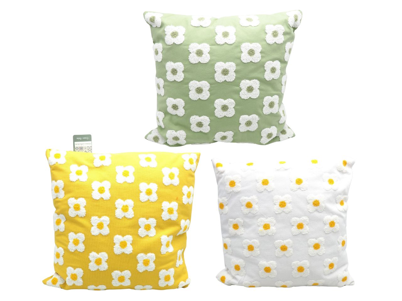 CUSCINO TESSUTO 45X45CM INTERNO 450GR CON FIORI CUSCINO TESSUTO 45X45CM INTERNO 450GR CON FIORI
