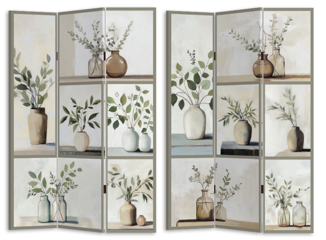 SEPARE’ 180X120X2,5CM CON 3 ANTE STAMPATO PIANTE SEPARE’ 180X120X2,5CM CON 3 ANTE STAMPATO PIANTE