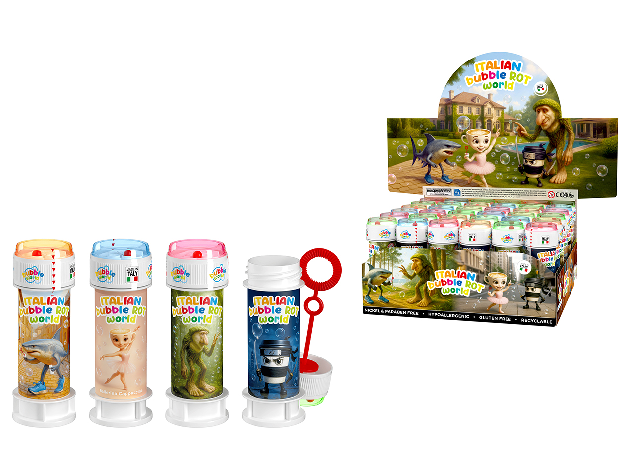 BOLLE DI SAPONE ITALIAN BUBBLEROT   103001010054
