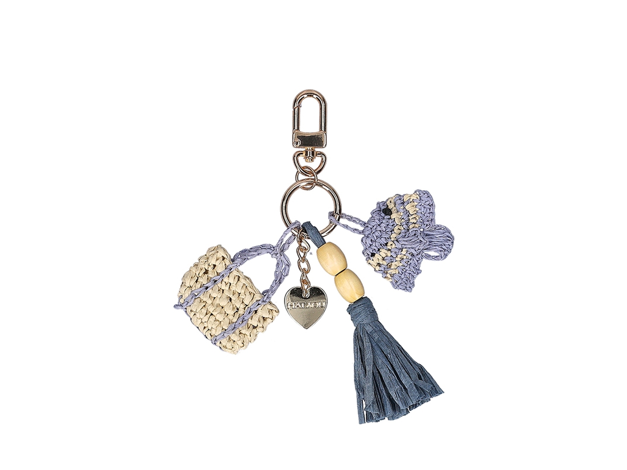 PORTACHIAVI IN CARTA TESSILE BLU AC0003