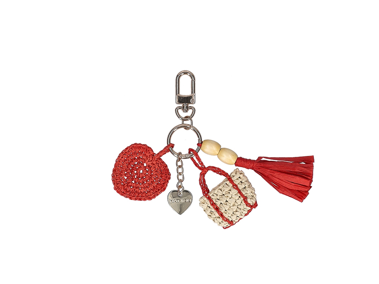 PORTACHIAVI IN CARTA TESSILE ROSSO AC0003