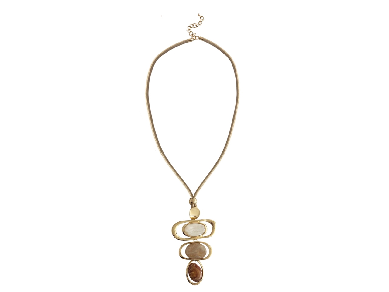 COLLANA LACCIO 3ELEMENTI METALLO 288452 COLLANA LACCIO 3ELEMENTI METALLO 288452