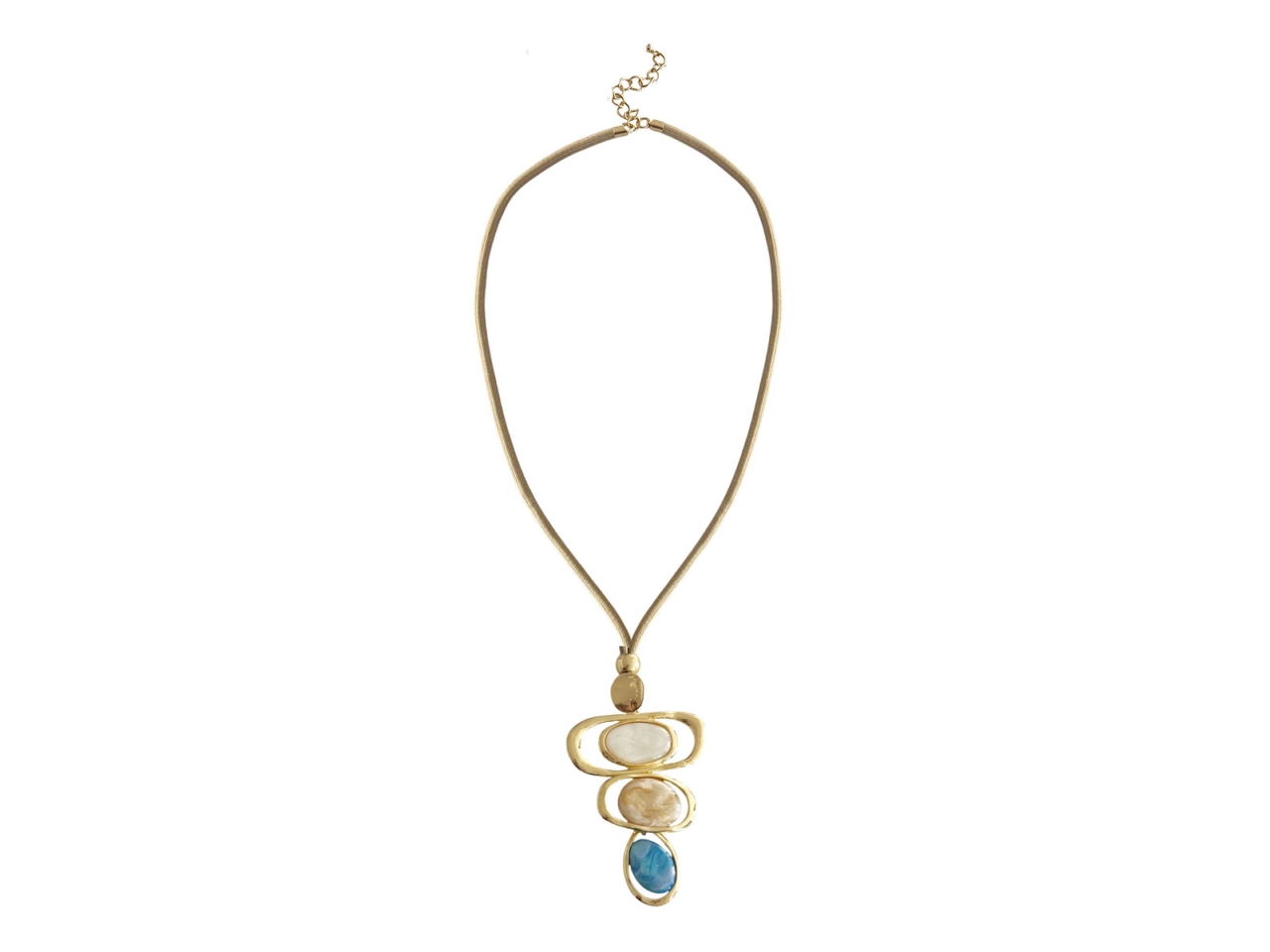 COLLANA LACCIO 3ELEMENTI METALLO 288453 COLLANA LACCIO 3ELEMENTI METALLO 288453
