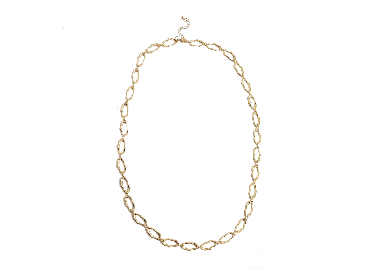 COLLANA LUNGA CATENA OVALI IRREGOLARI 288798 COLLANA LUNGA CATENA OVALI IRREGOLARI 288798