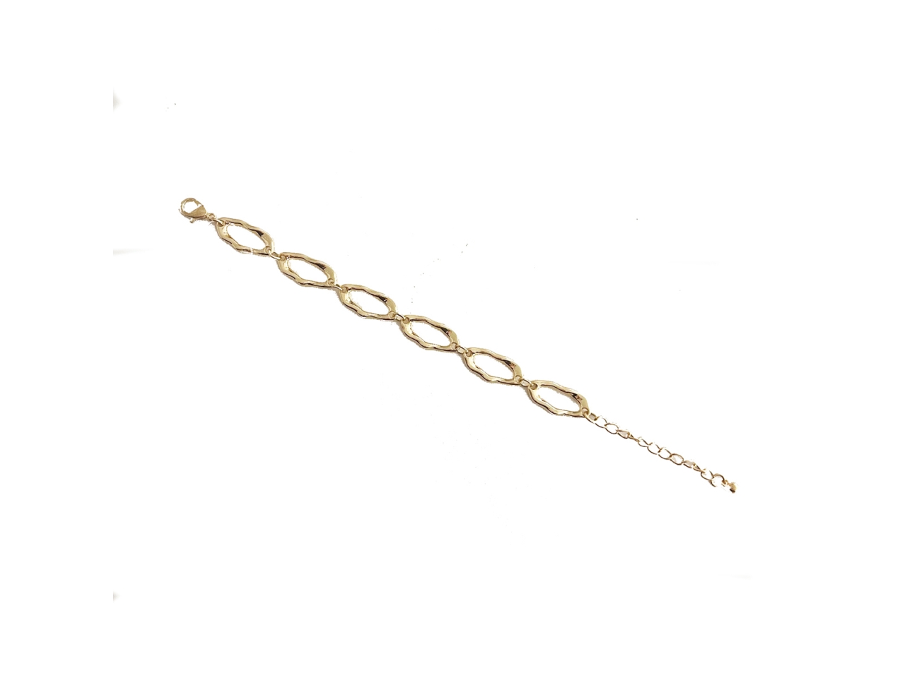 BRACCIALE CATENA OVALI IRREGOLARI 288799