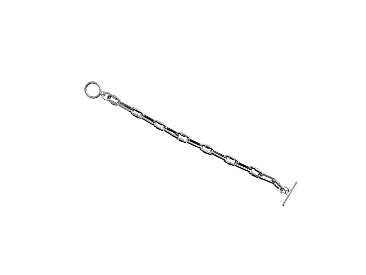 BRACCIALE CATENA OVALI LISCI 288826