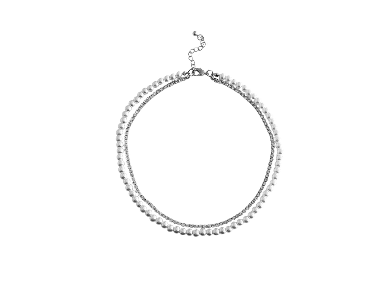 COLLANA CORTA 1 FILO STRASS 288846 COLLANA CORTA 1 FILO STRASS 288846