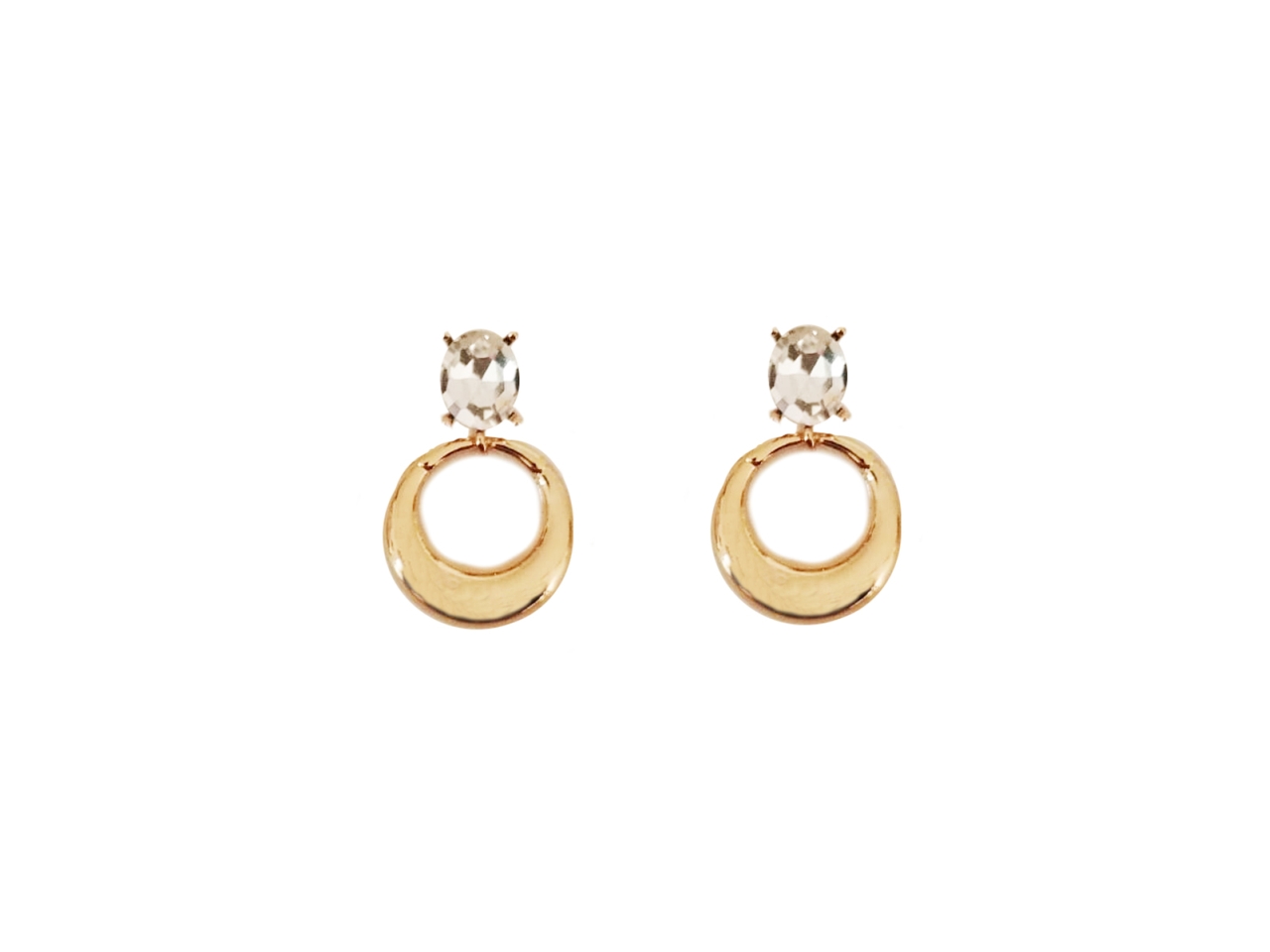 ORECCHINO TOP PIETRA E CERCHIO 288897 ORECCHINO TOP PIETRA E CERCHIO 288897