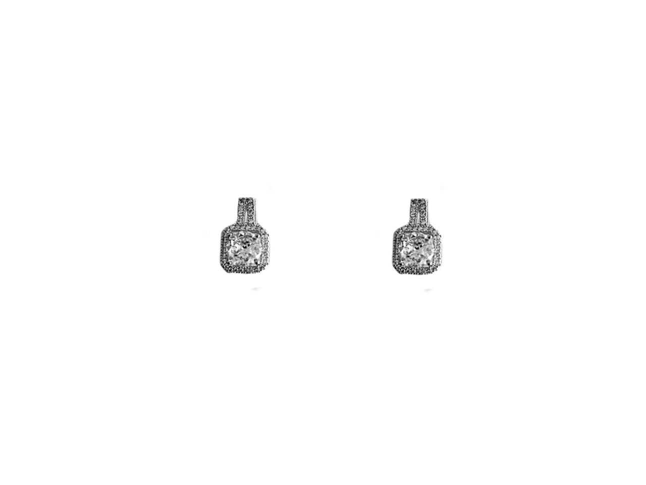 ORECCHINO QUADRATO CON STRASS 288940 ORECCHINO QUADRATO CON STRASS 288940