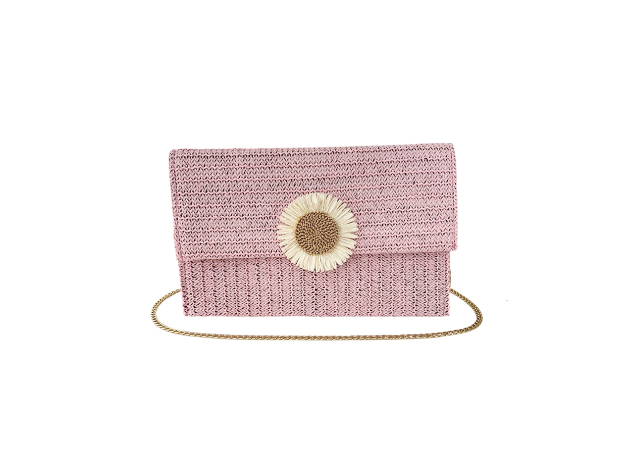 BORSETTA RAFIA C/FIORE E TRACOLLA ROSA 288724 BORSETTA RAFIA C/FIORE E TRACOLLA ROSA 288724