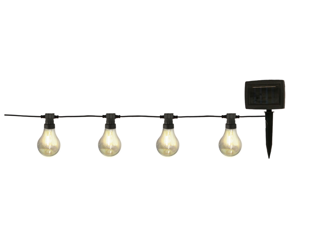 CATENA 10LAMPADINE LED B.CALDO SOLARE U.E. 24341
