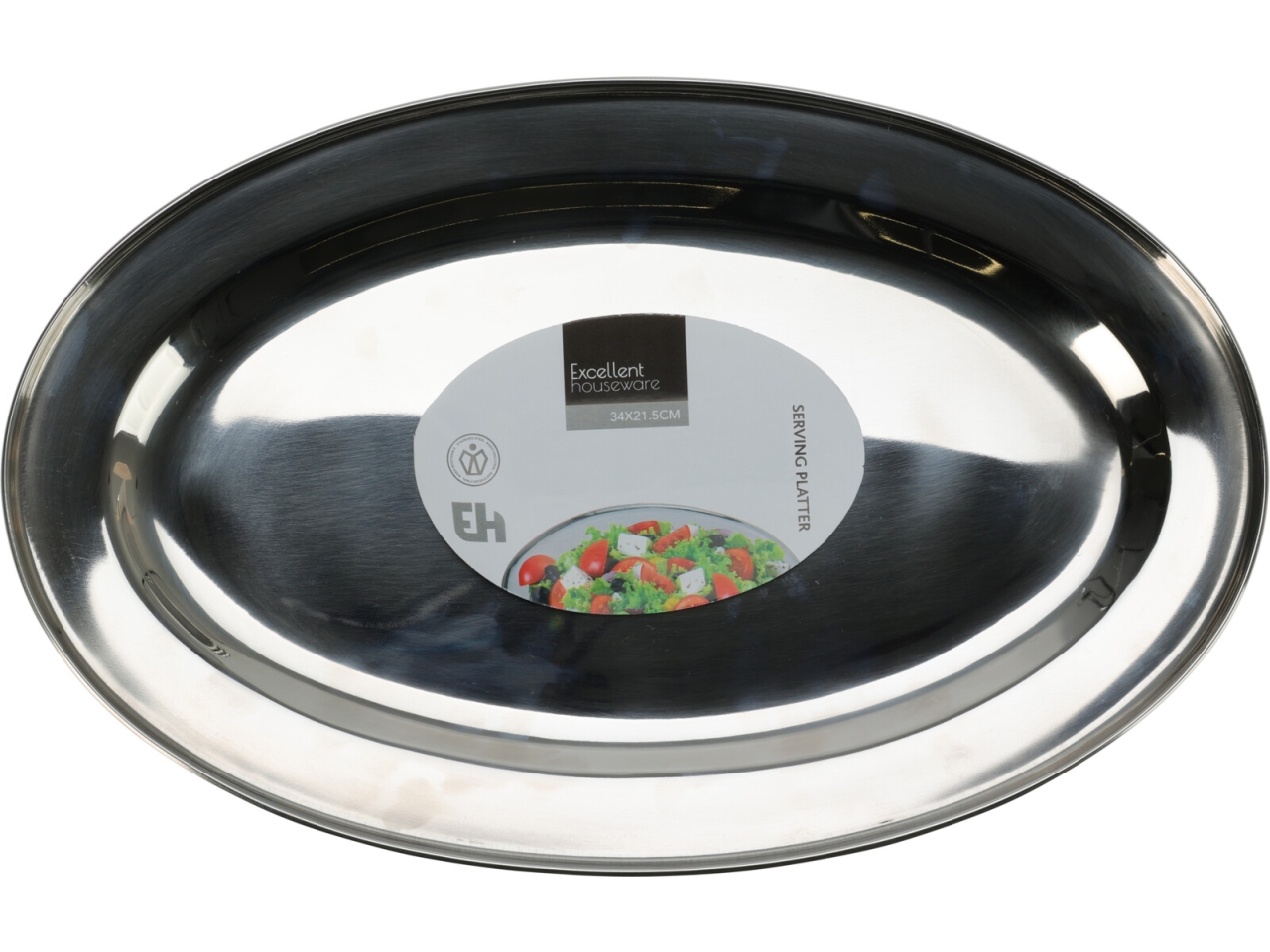 VASSOIO ACCIAIO INOX 34X21,5CM A12150040