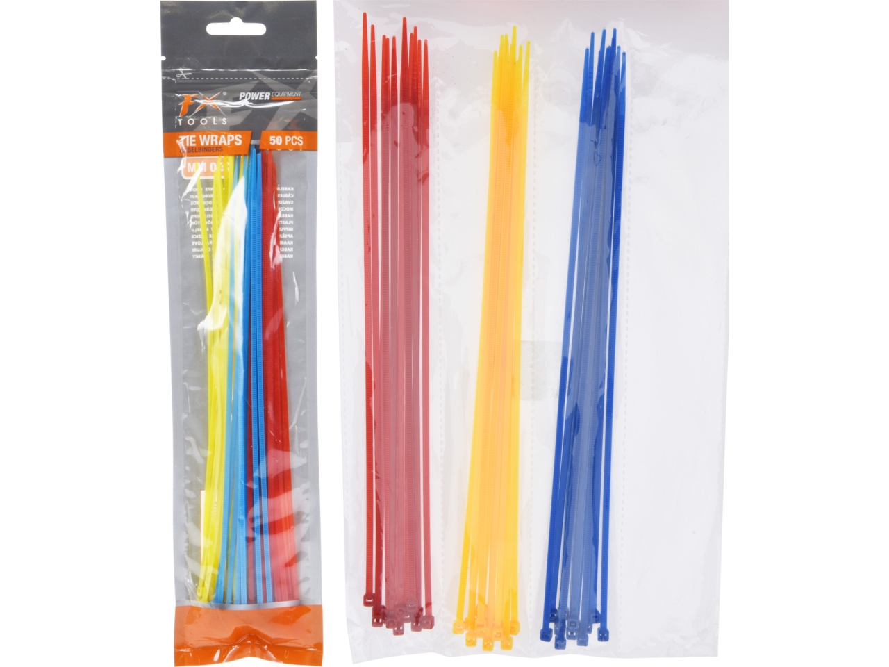 SET FASCETTE 25CMX2,8MM 50 PZ IN 3 ASS. CR1001100