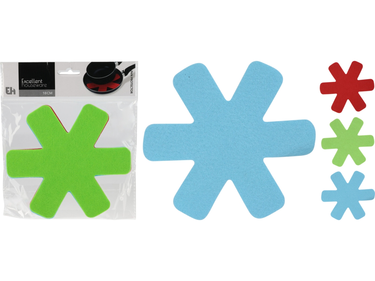 SET DI 5 PROT.-PADELLA FELTRO 18CM 3 ASS CY5655700 SET DI 5 PROT.-PADELLA FELTRO 18CM 3 ASS CY5655700