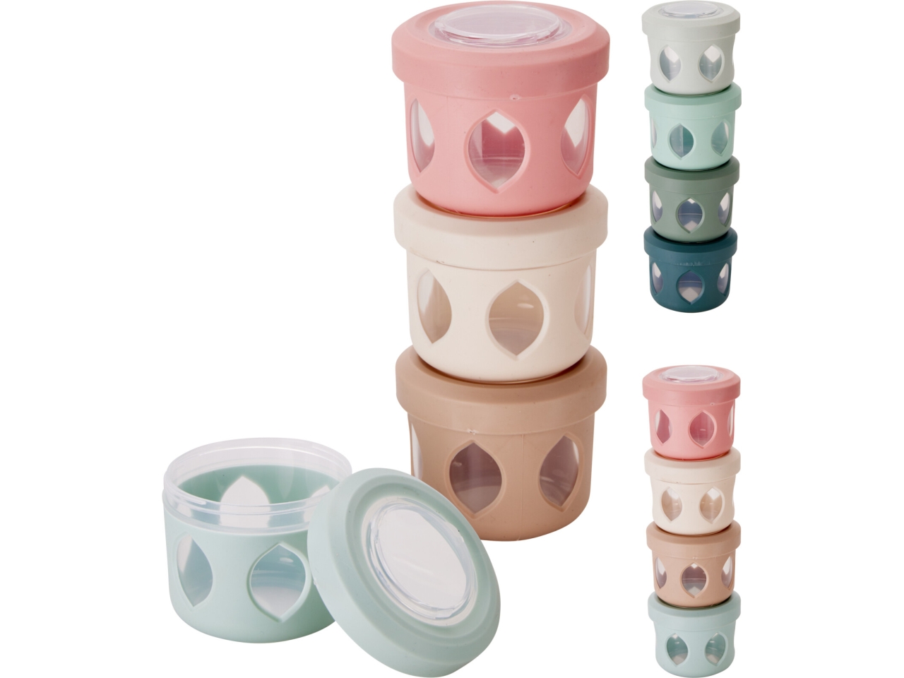 SET DI 4 SCATOLE P.PROVVISTE 4 COL.2 ASS CY7000070