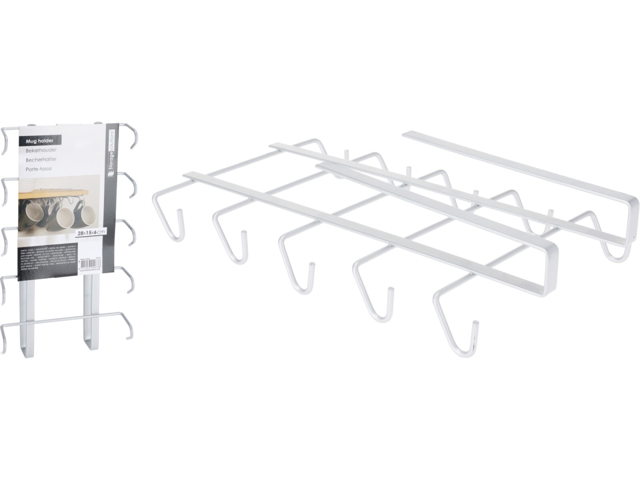 PORTAMUG IN FERRO 28,5X15,5X6 PER 10 MUG C80653590 PORTAMUG IN FERRO 28,5X15,5X6 PER 10 MUG C80653590