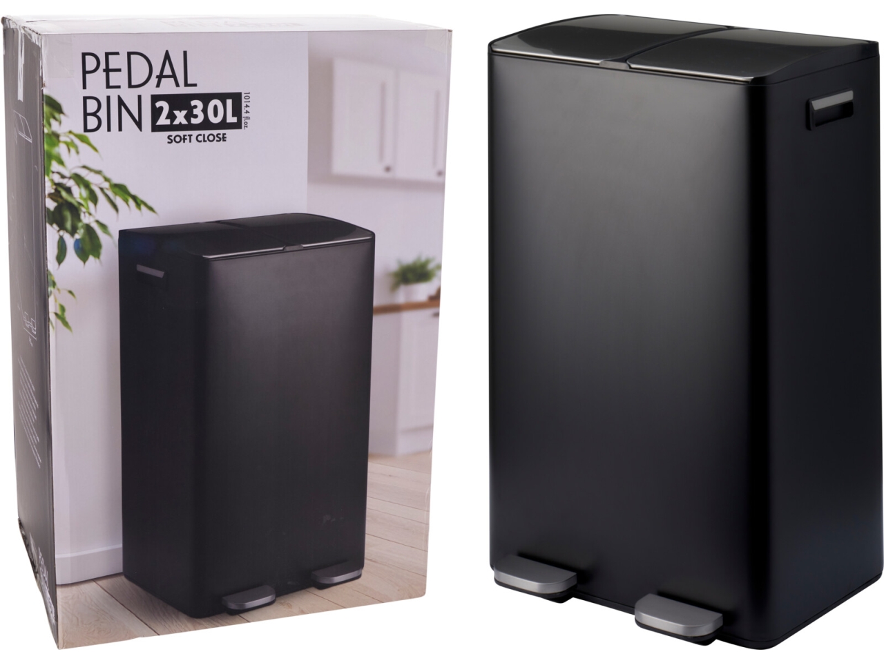 PATTUMIERA A PEDALE ACCIAIO 58,5X36X65CM C88000030 PATTUMIERA A PEDALE ACCIAIO 58,5X36X65CM C88000030