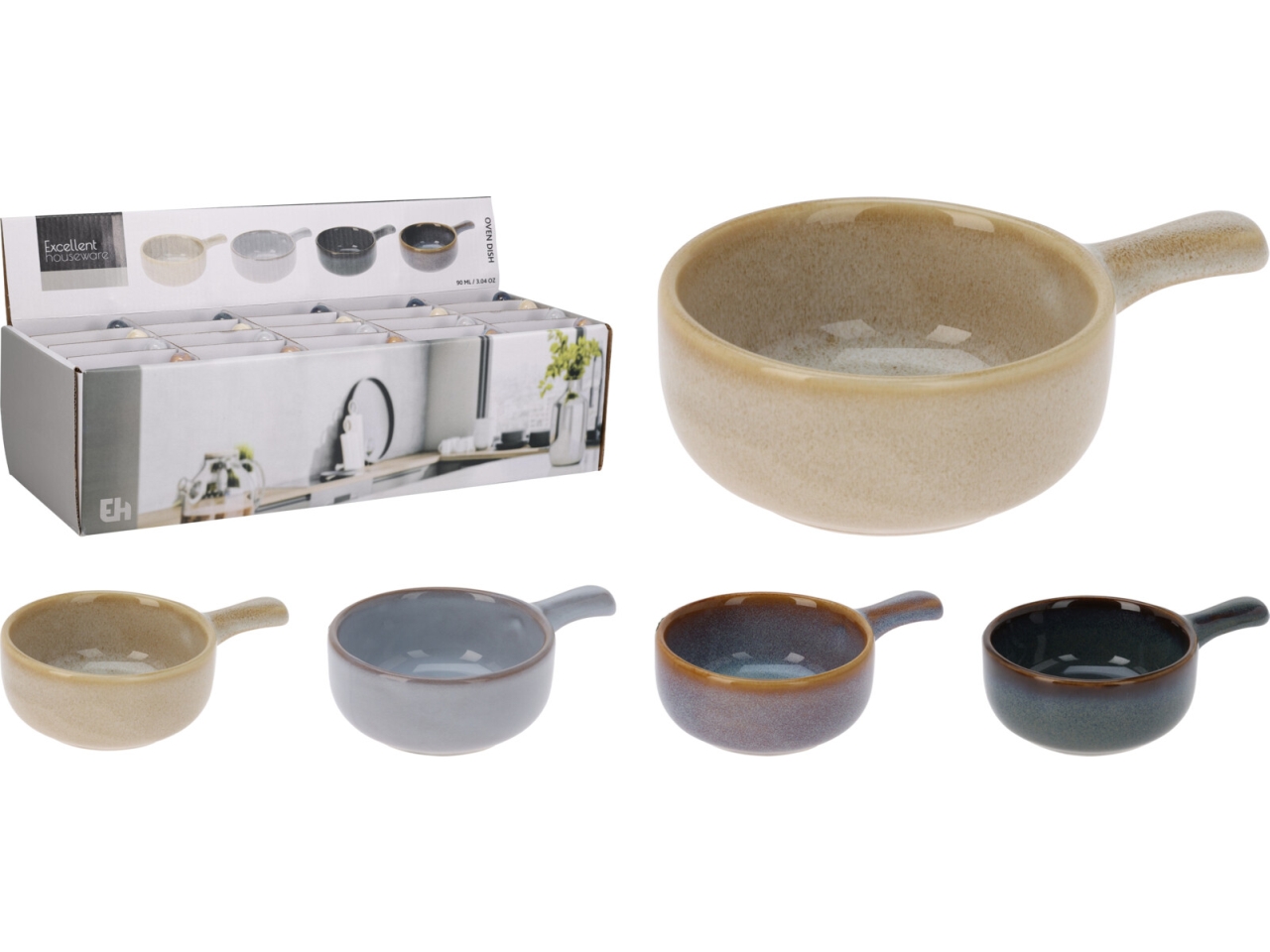 PIROFILA DA FORNO FAIENCE 7X7,2X3,4 4ASS Q51200790 PIROFILA DA FORNO FAIENCE 7X7,2X3,4 4ASS Q51200790