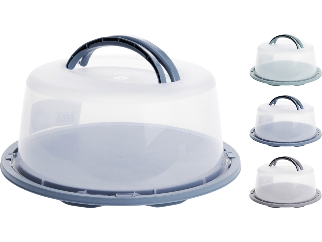 CONTENITORE TORTA TONDO 7LT IN 3 ASS. Y54231010