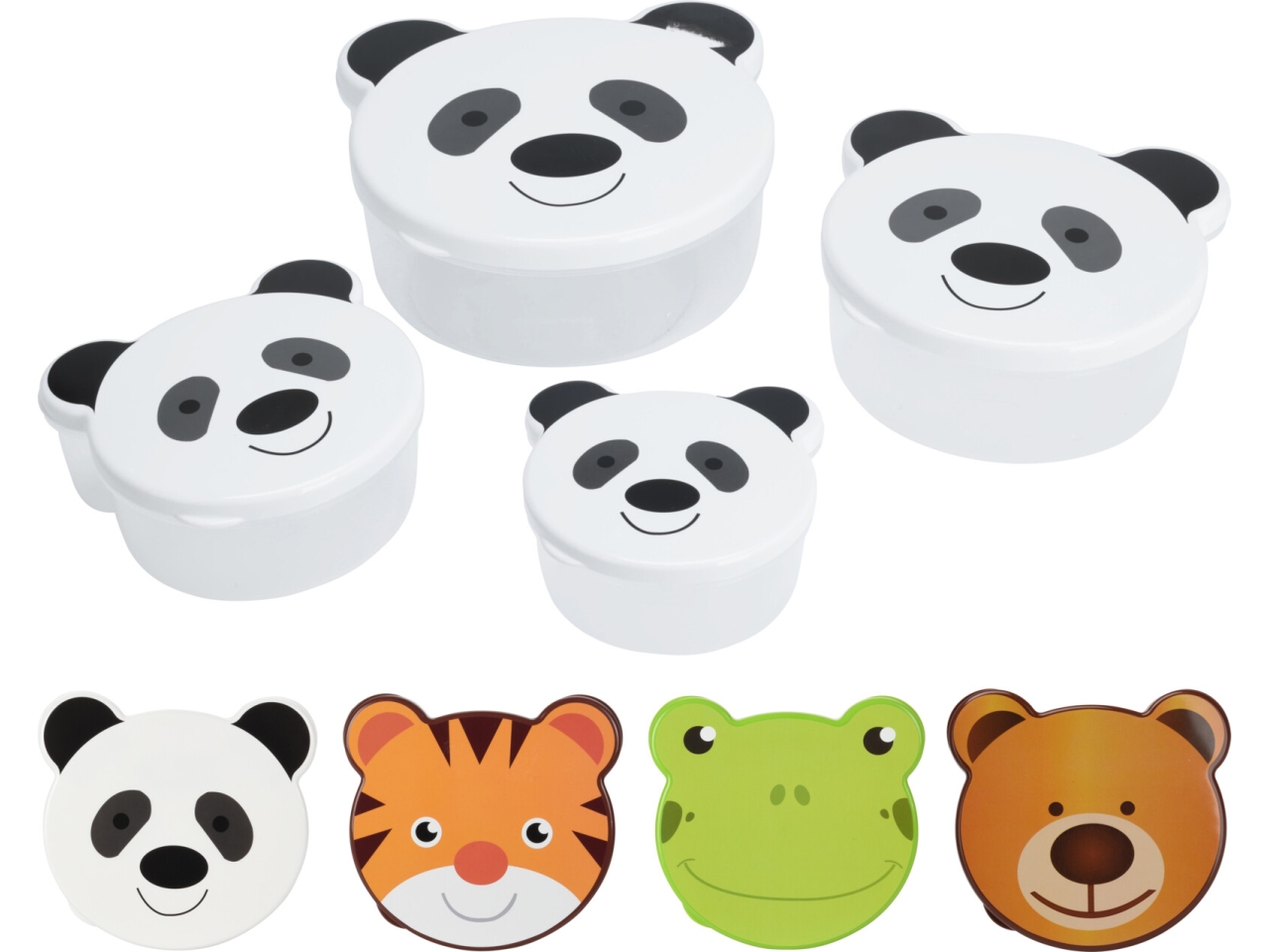 SET 4 CONTENITORI PORTAOGGETTI IN 4 ASS. 027100200