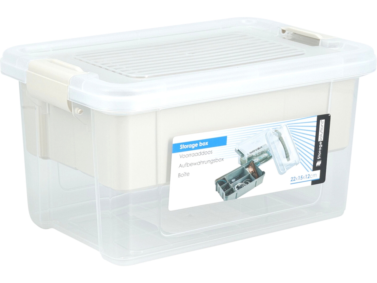 SCATOLA PORTAOGGETTI TRASP. 22X15X12,2CM 027100600 SCATOLA PORTAOGGETTI TRASP. 22X15X12,2CM 027100600