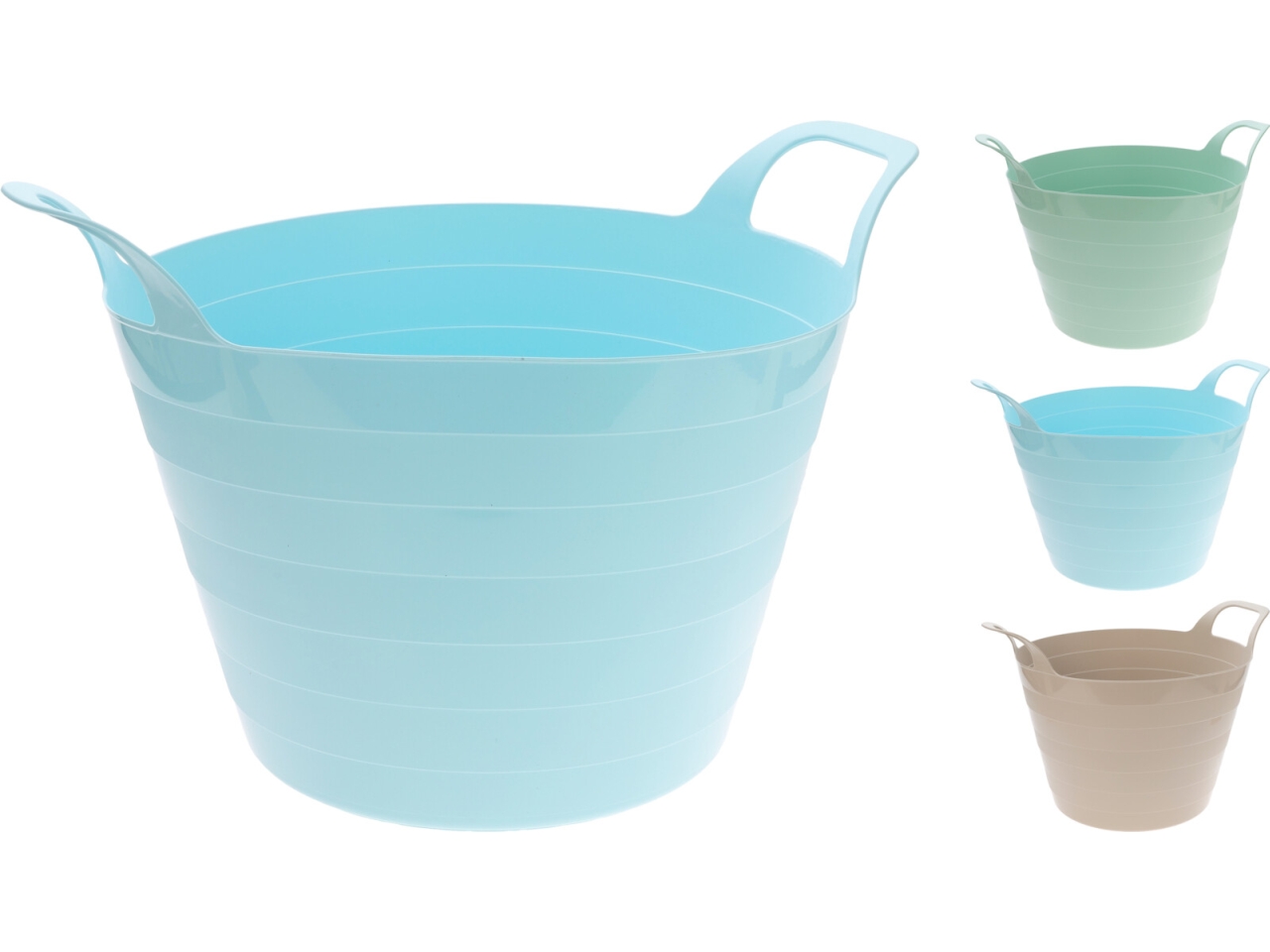 SECCHIO TONDO FLESSIBILE 30LT IN 3 ASS. 042244600 SECCHIO TONDO FLESSIBILE 30LT IN 3 ASS. 042244600