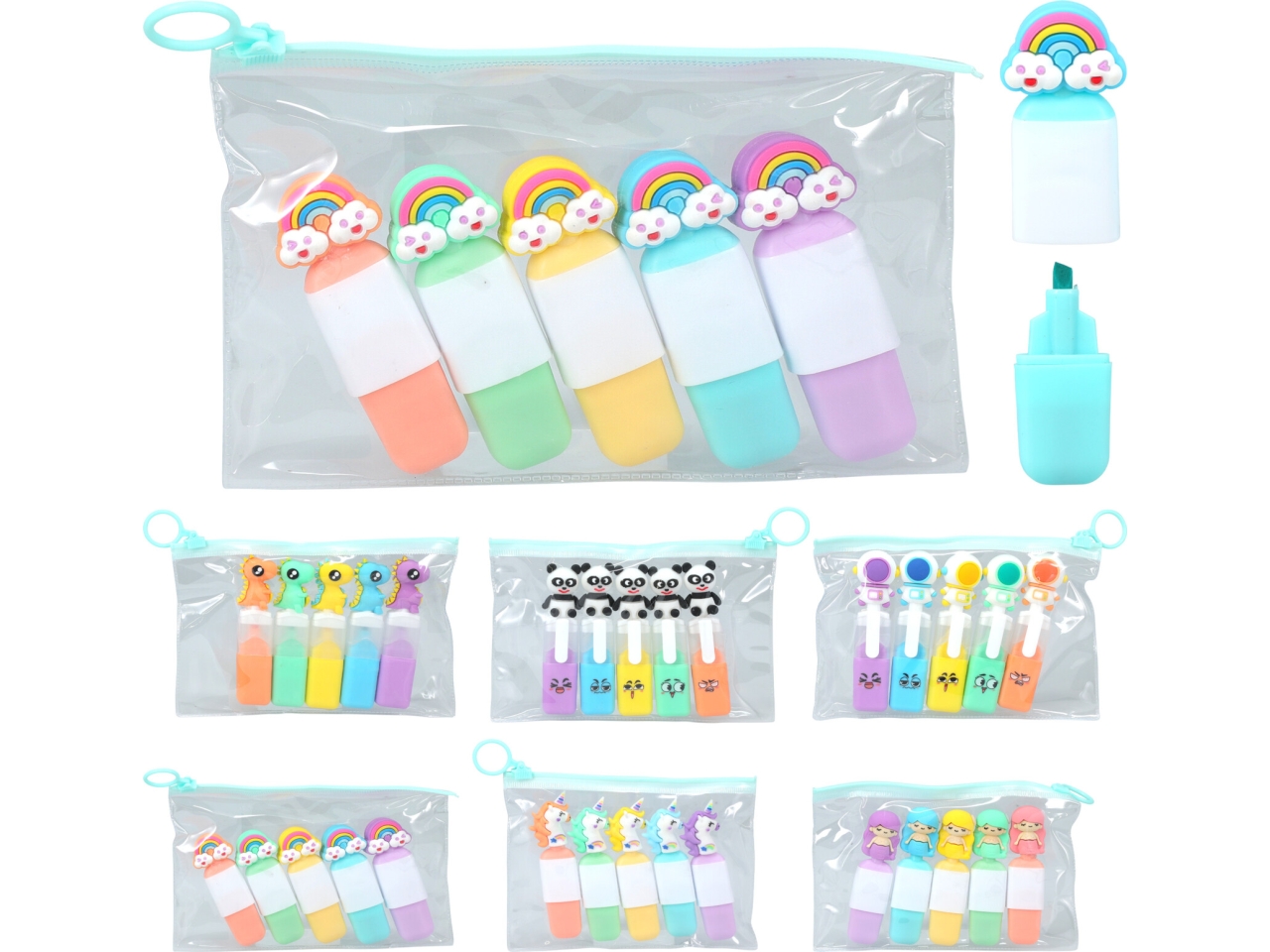 SET MINI EVIDENZIATORI C/5 COLORI 6 ASS. 110112260