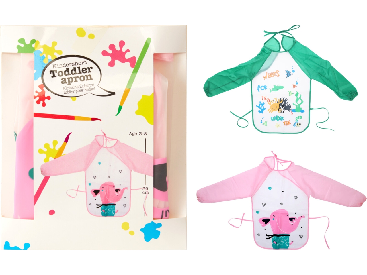 GREMBIULE DA PITTURA PER BAMBINI 2 ASS. 110740570 GREMBIULE DA PITTURA PER BAMBINI 2 ASS. 110740570