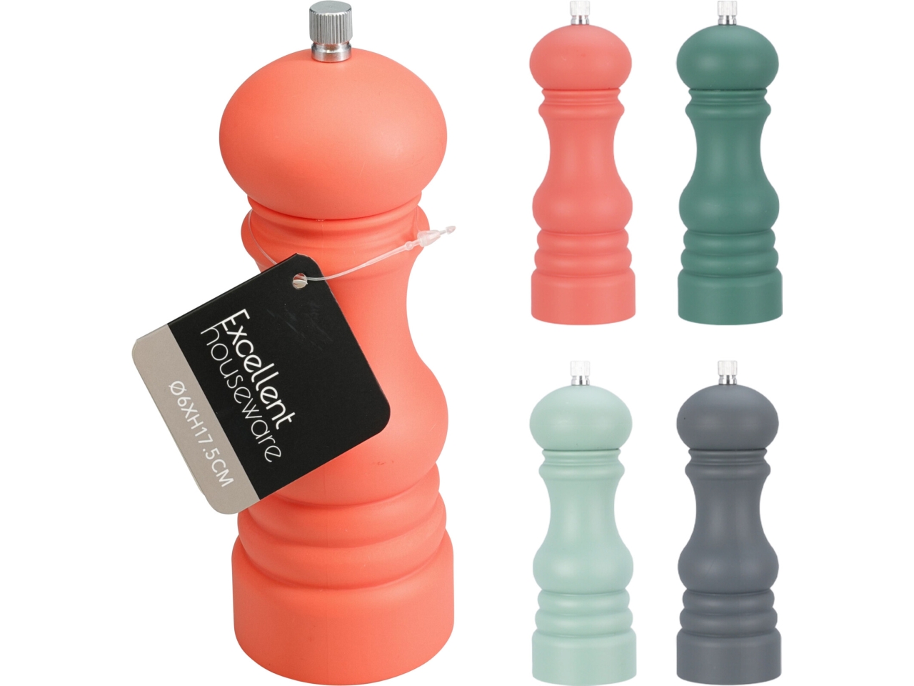 MACINA PEPE MACININO D.6XH.17,5CM 4 ASS. 170491940