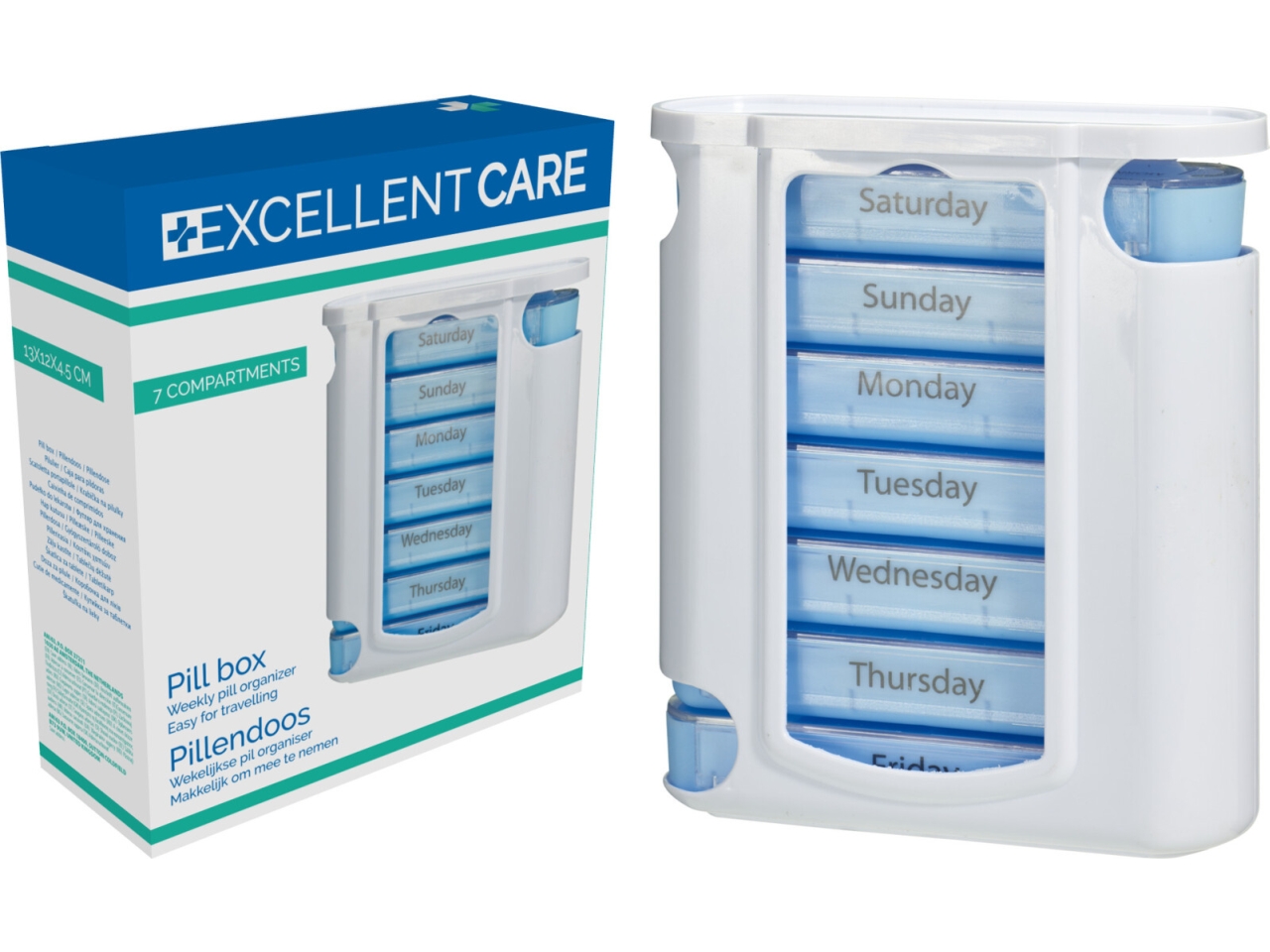 SET 7 PORTAPILLOLE 13X12X4,5 4 SCOMPARTI 170494880