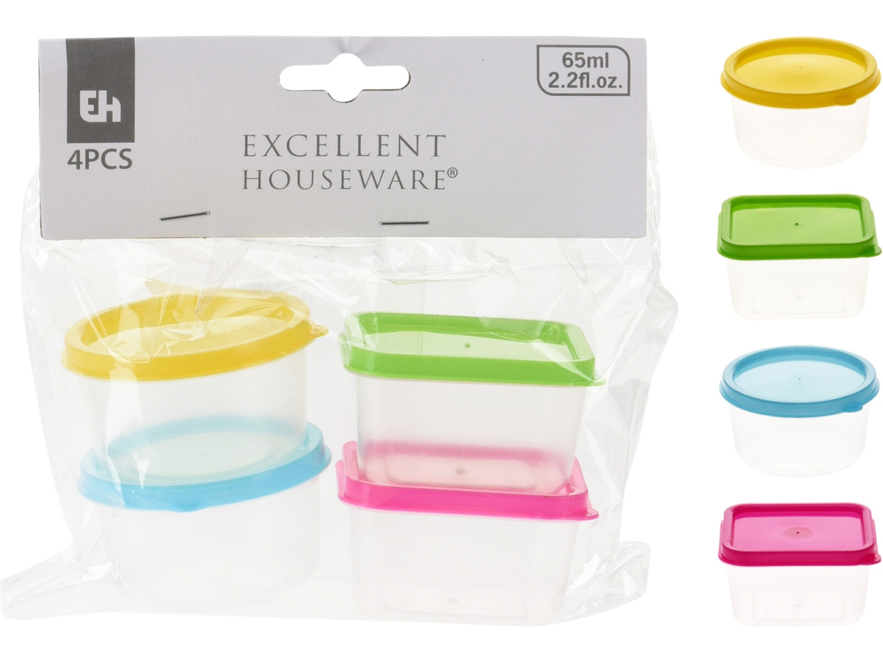 SET 4 CONTENITORI SCORTA 65ML COP.4 COL. 178000700