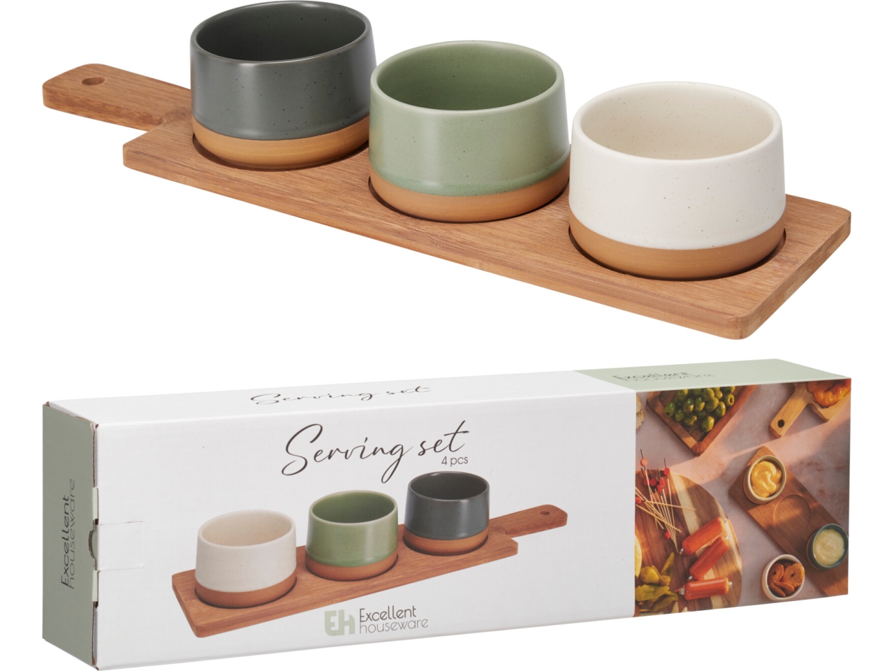 SET SERVIZIO DA 4 PEZZI CIOTOLE+VASSOIO 210001110 SET SERVIZIO DA 4 PEZZI CIOTOLE+VASSOIO 210001110