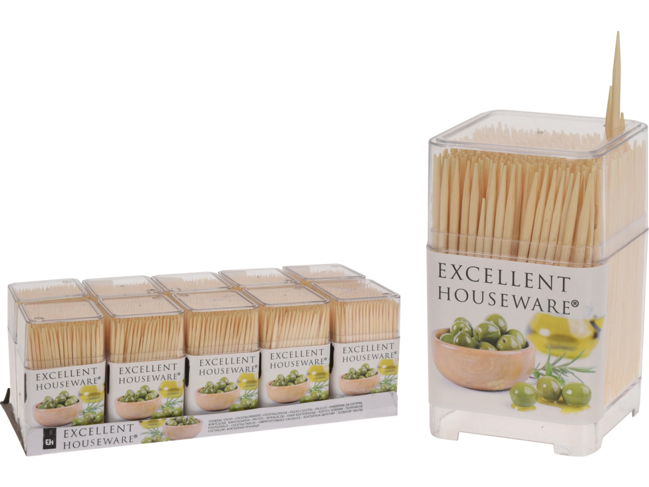 STECCHINI COCKTAIL BAMBÙ 2 PUNTE 450PZ 406000610