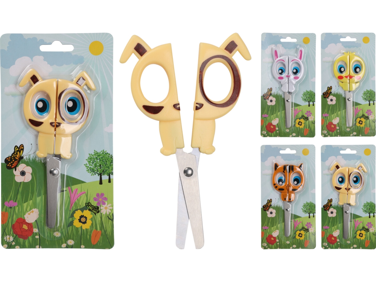 FORBICI PER BAMBINI INOX 14X6X0,8 4 ASS. 491940210 FORBICI PER BAMBINI INOX 14X6X0,8 4 ASS. 491940210