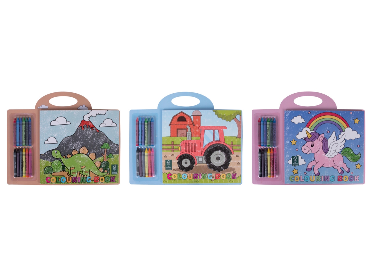 LIBRO DA COLORARE 30 DISEGNI+12 PASTELLI 492401430