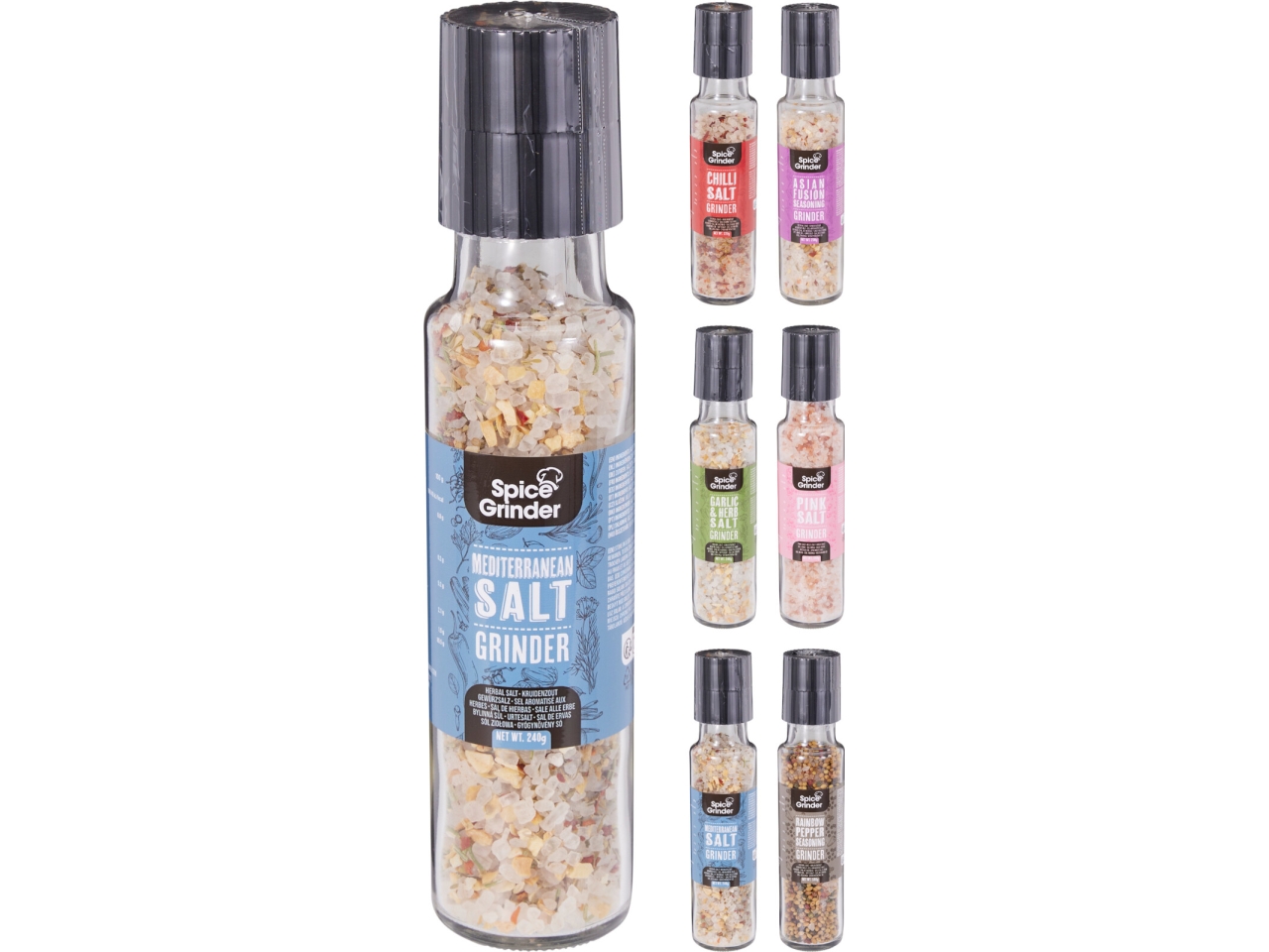 MACINA CON MECCANISMO+BOTT.VETRO 6 ASS. 856000720