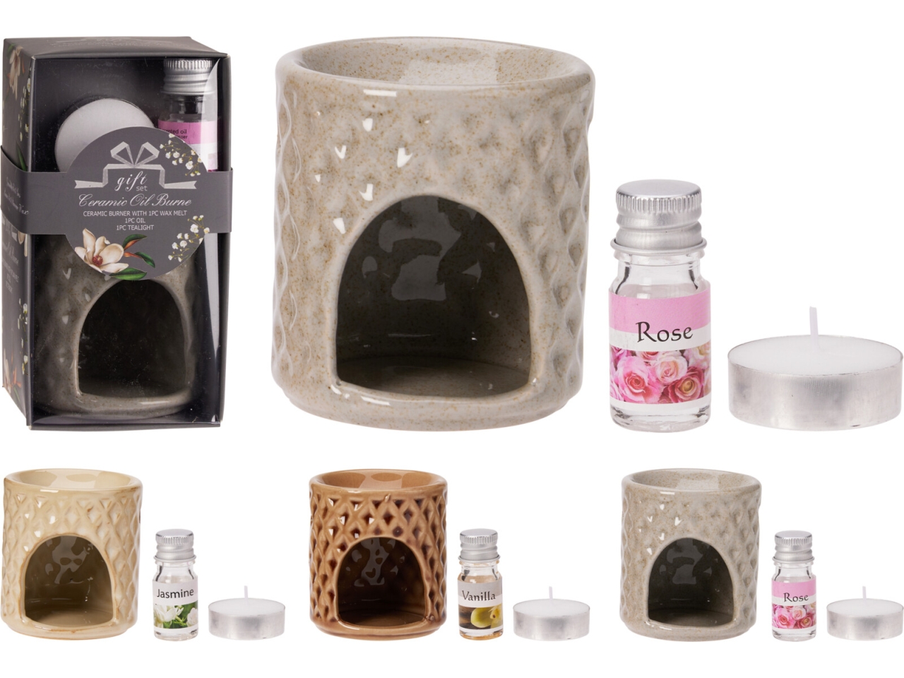 BRUCIAESSENZE SET DA 3 PEZZI IN 3 ASS. CO1000050