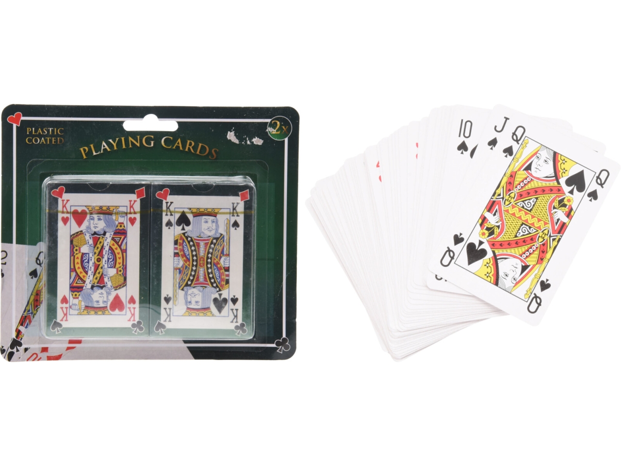 CARTE DA GIOCO SET DA 2 MAZZI 9X6X2CM CY5656200