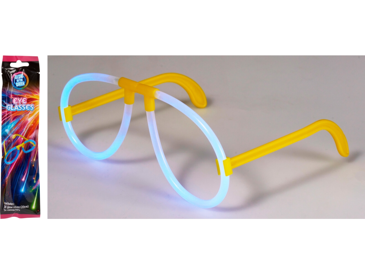 KIT OCCHIALI FOSFORESCENTI IN 4 ASS. DL8000060 KIT OCCHIALI FOSFORESCENTI IN 4 ASS. DL8000060