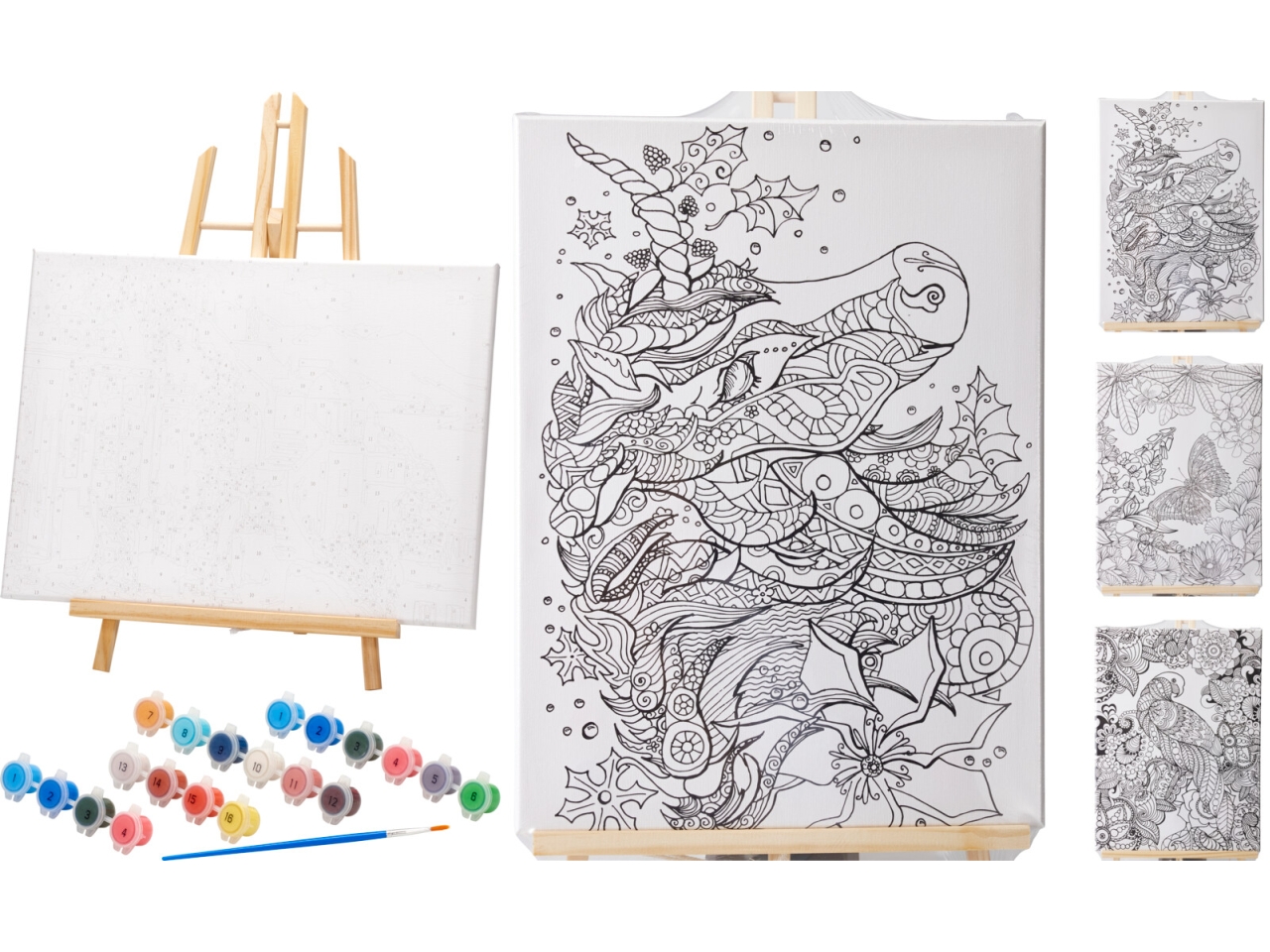 SET DA PITTURA CON TELA 50X27CM 3 ASS. 112000000