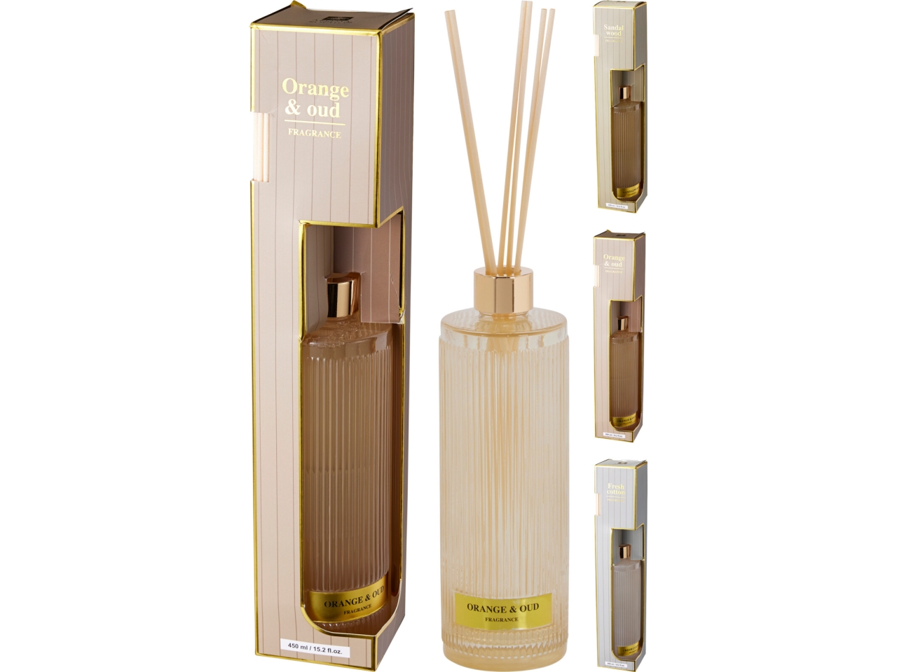 DIFFUSORE PROFUMO 450ML IN 3 ASS. 462101450