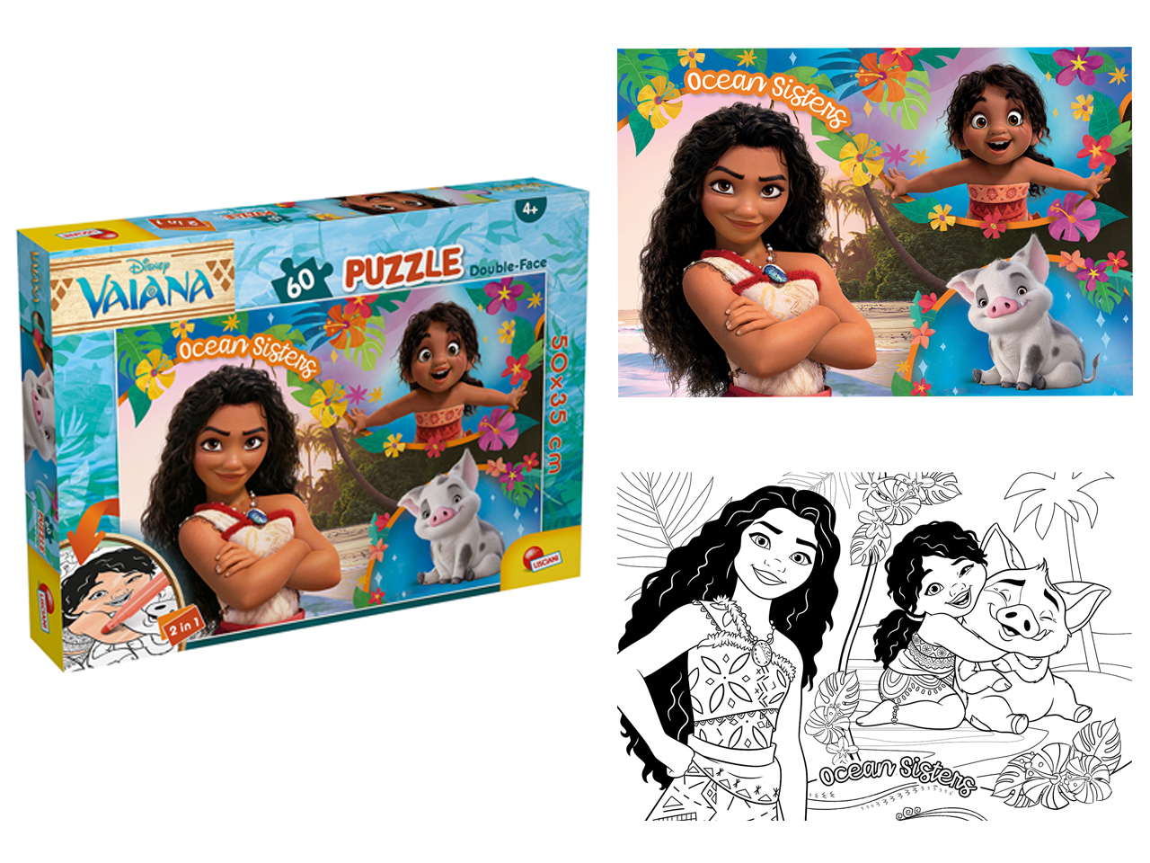 PUZZLE OCEANIA 2 PLUS DISNEY DF 60 116829
