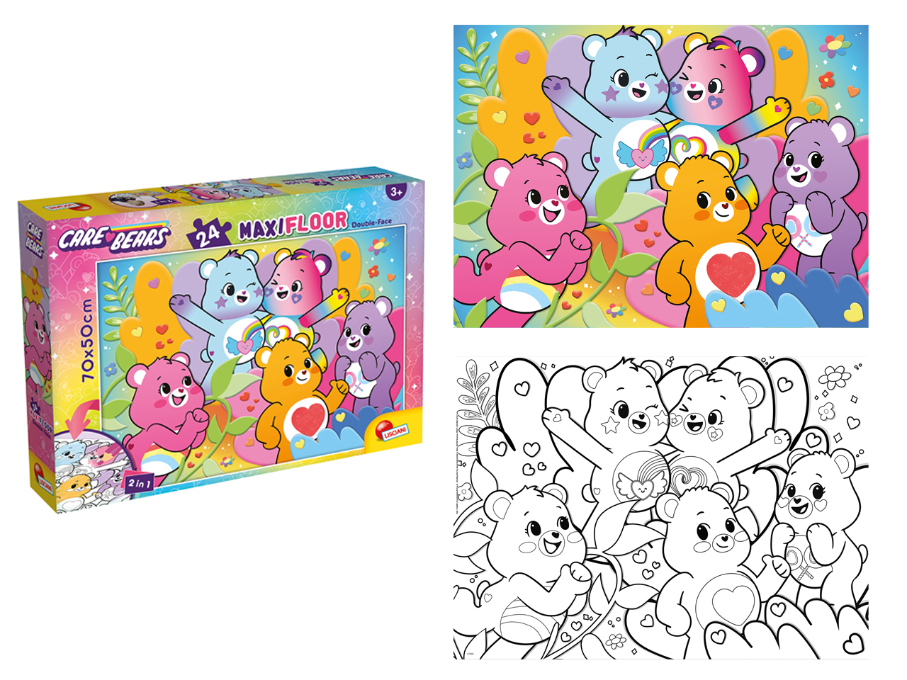 PUZZLE CARE BEARS DF MAXI FLOOR 24 116881