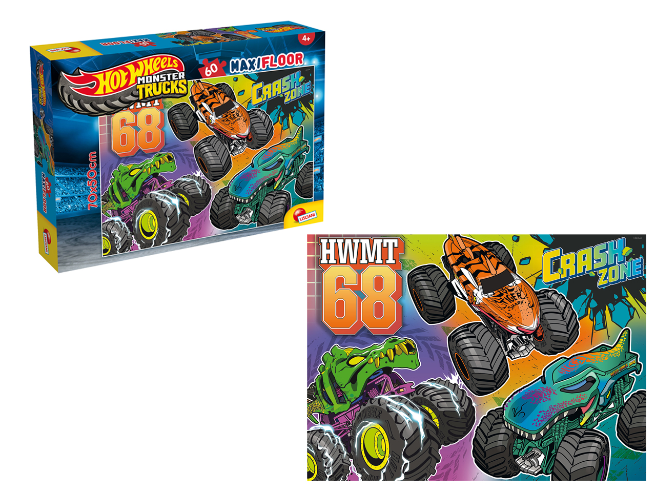 HOT WHEELS PUZZLE MAXIFLOOR 60