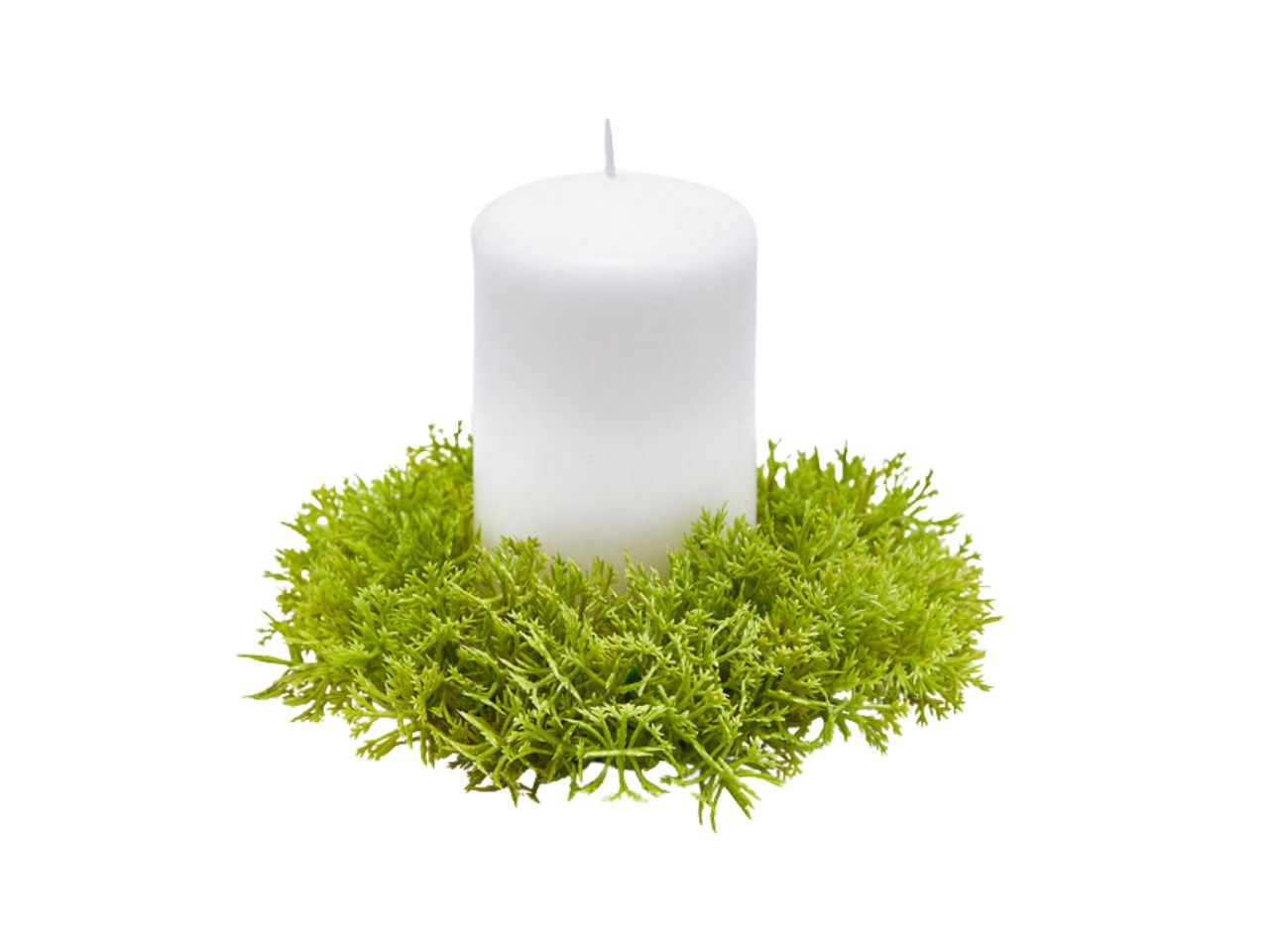 GIROCANDELA MUSCHIO D.13XH3CM VERDE 2300036A700 GIROCANDELA MUSCHIO D.13XH3CM VERDE 2300036A700