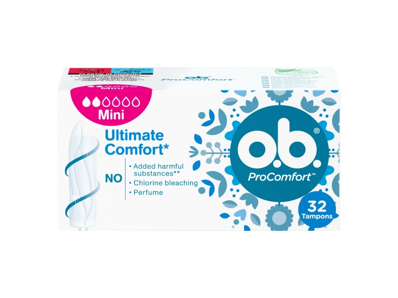 OB MINI ASSORBENTI PROCOMFORT SET DA 32PZ $