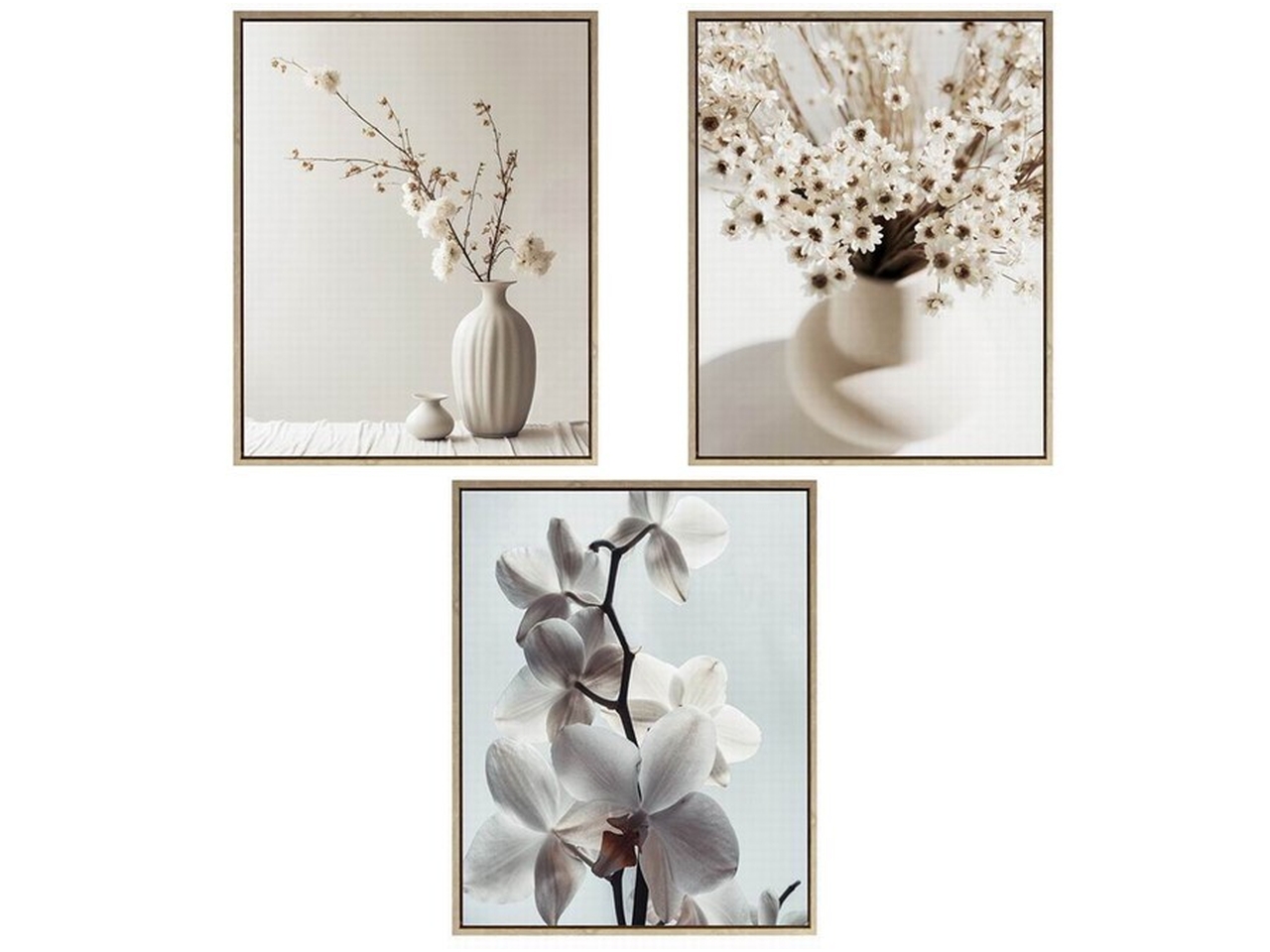 QUADRO CON TELAIO RAMO LIGHT40X50X2,5CM IN 3 ASS.