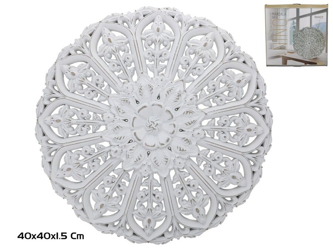 BASE MANDALA MDF 40X1,5X40CM