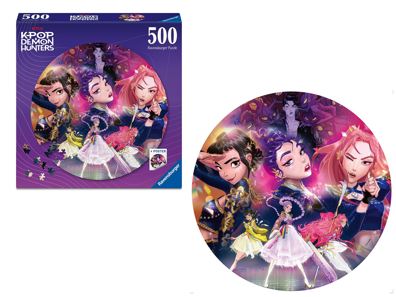 PUZZLE 500PZ KPOP DEMON HUNTERS ROUND 12002052