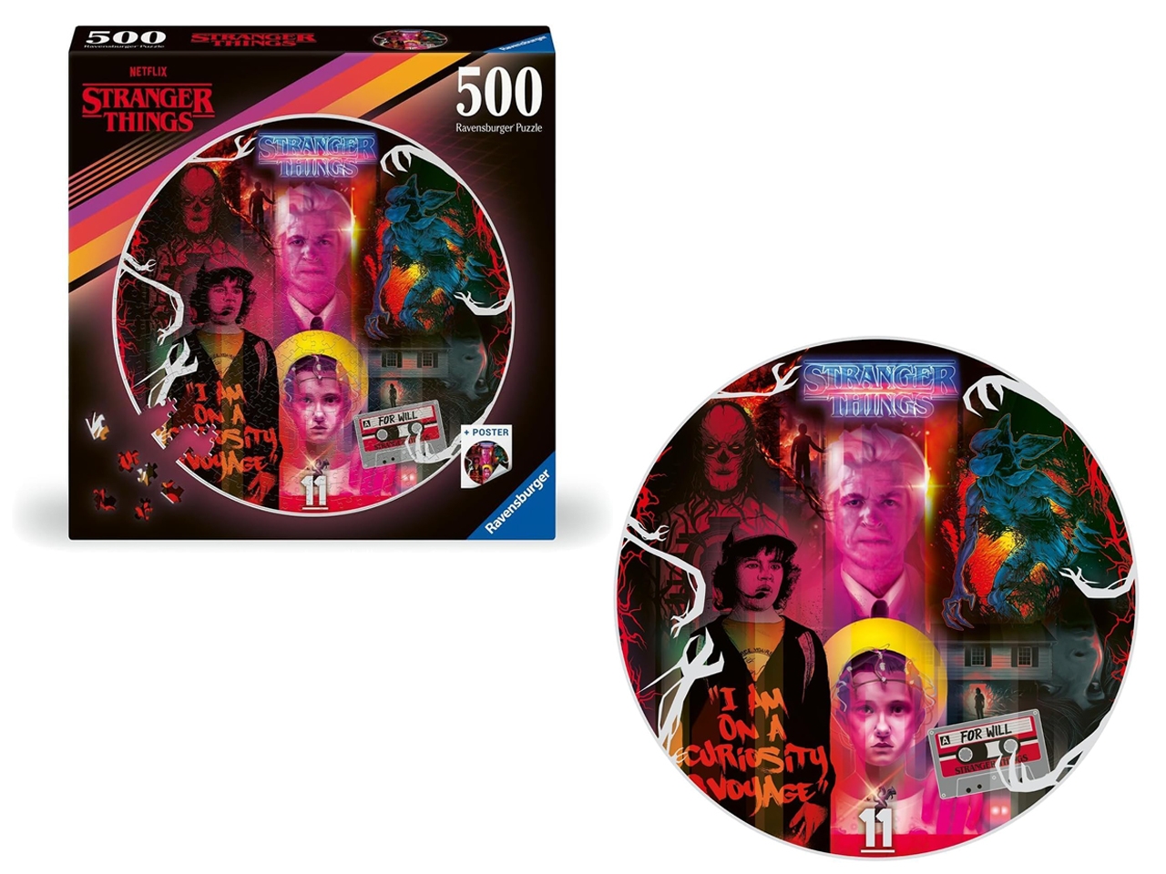 PUZZLE 500PZ STRANGER THINGS ROUND 12001227